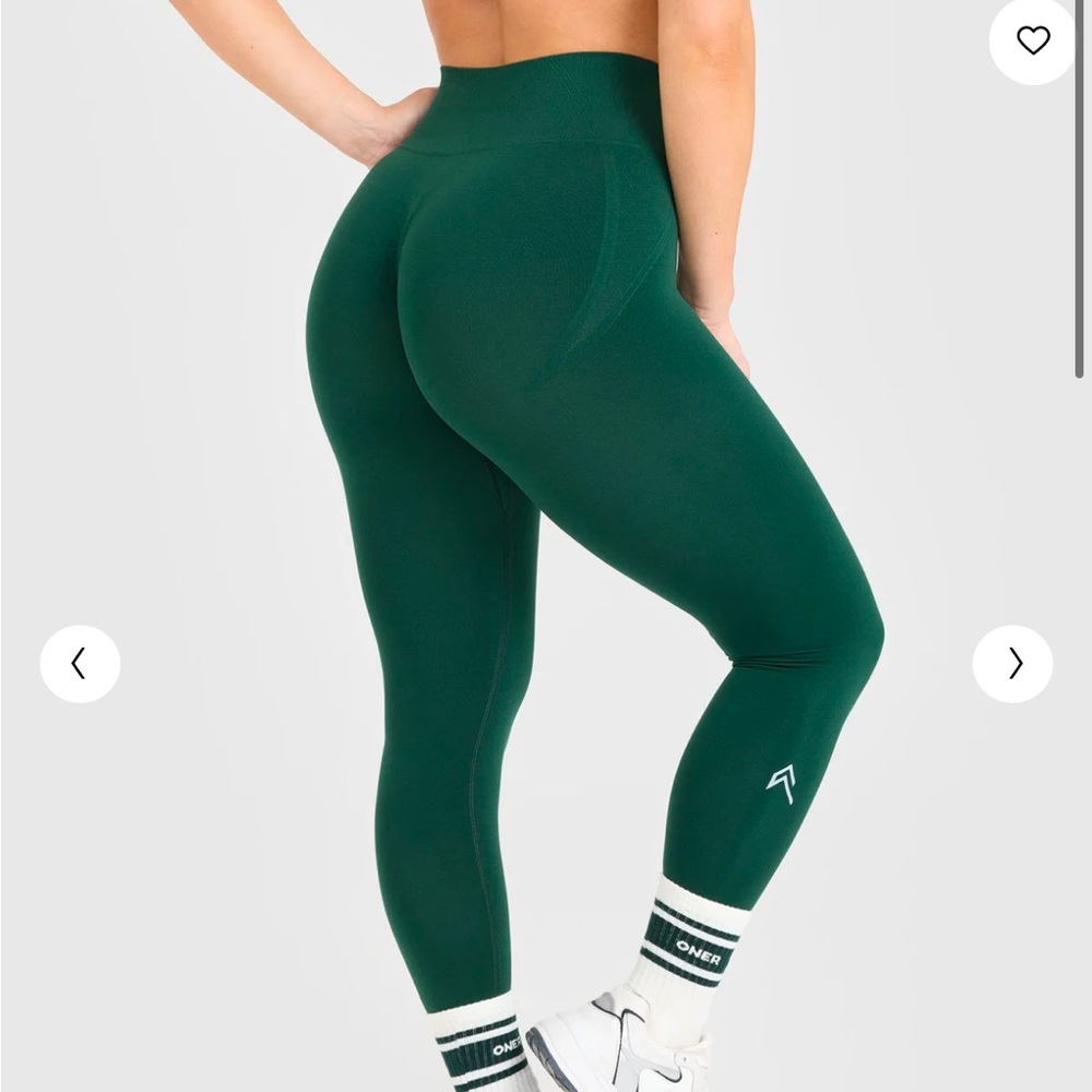 Oner Active effortless leggings in racing green